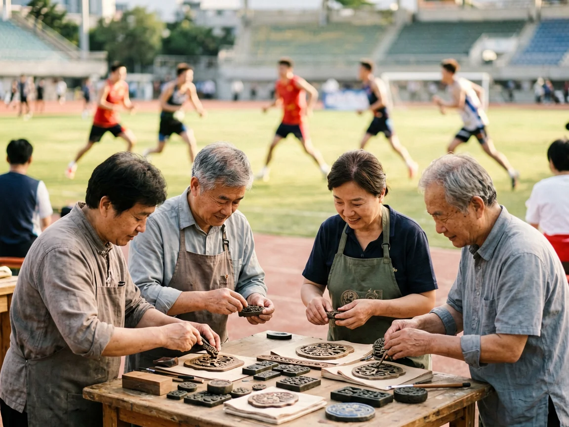 体育赛场准备,体育赛事的文化内涵体育精
